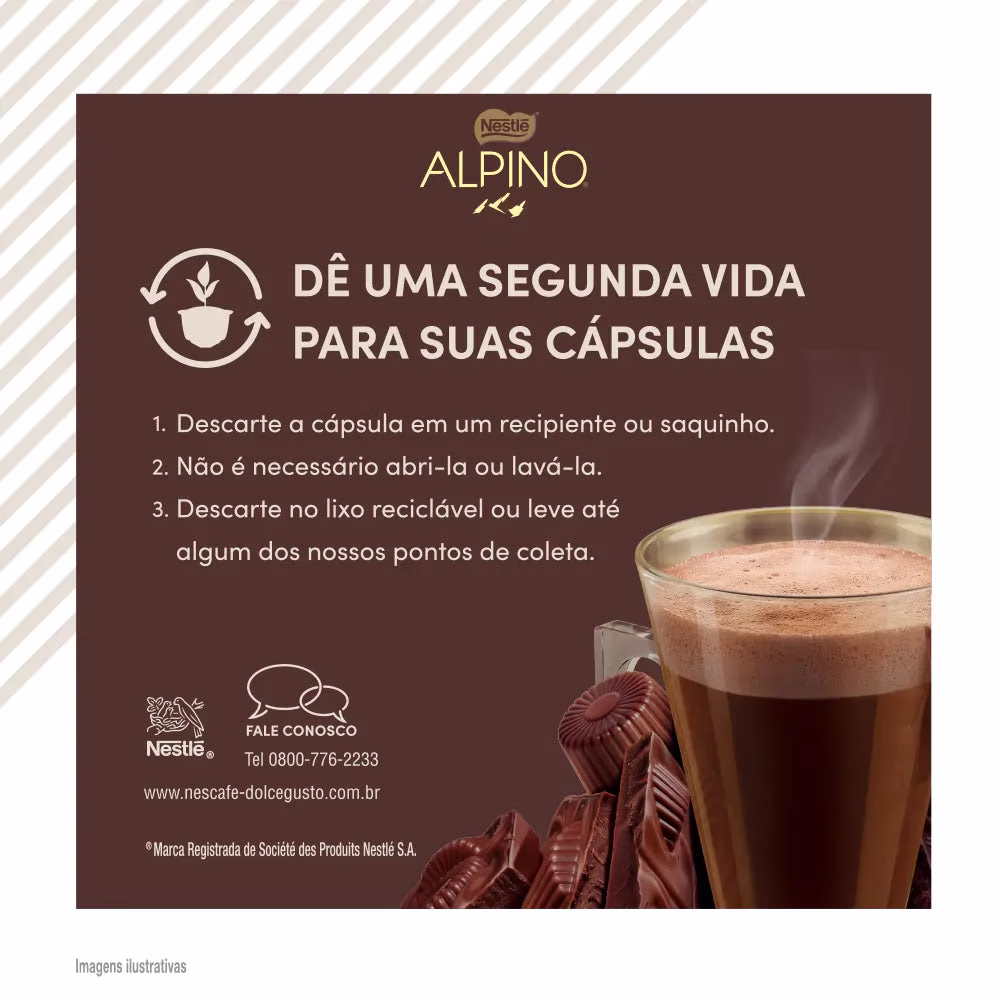 CHOCOCINO ALPINO INTENSE 10 CÁPSULAS - Image 3