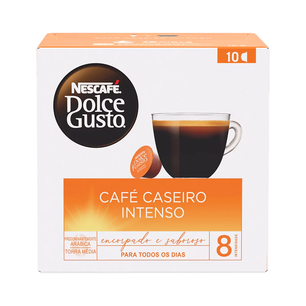 CAFÉ CASEIRO INTENSO 10 CÁPSULAS