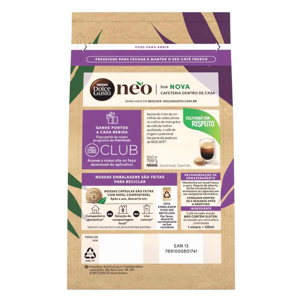 NEO Lungo Dark 10 Cápsulas - Image 2