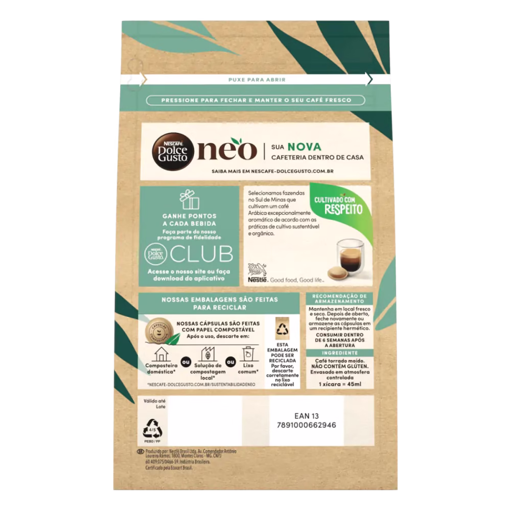 NEO ESPRESSO SUL DE MINAS ORGÃNICO 10 CÁPSULAS - Image 3