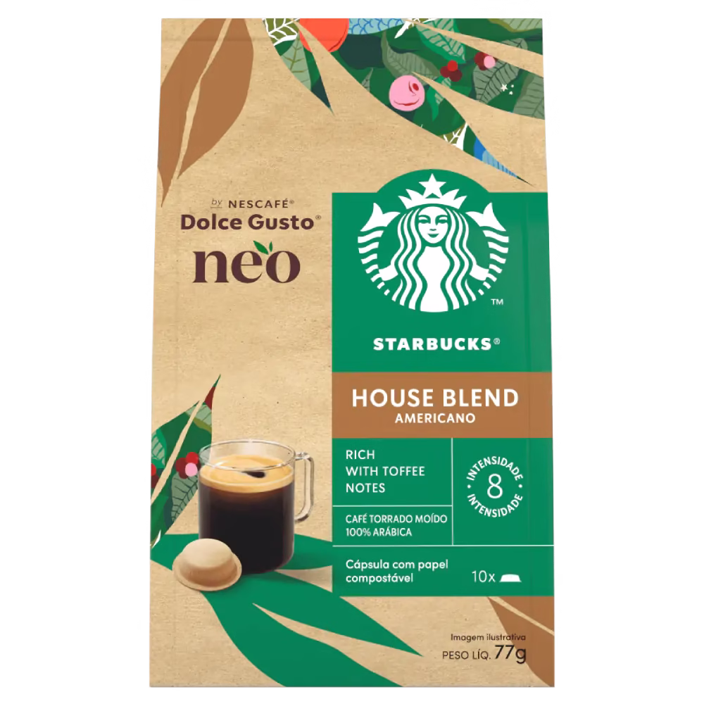 NEO Starbucks® Americano House Blend 10 CÁPSULAS